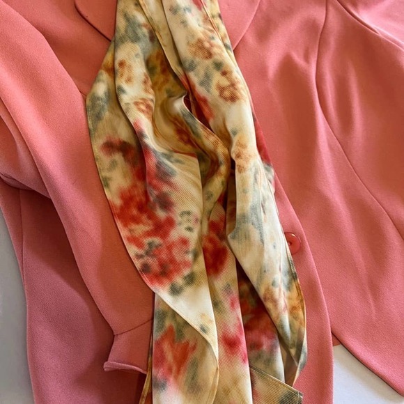 Leslie Fay three pink floral skirt set 14P - Picture 7 of 15